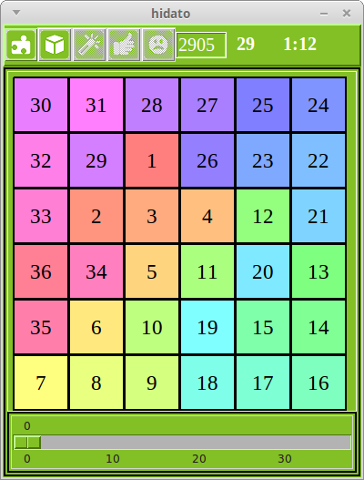 Hidato Example 2