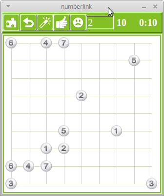 Numberlink Example 1 Numberlink Example 1